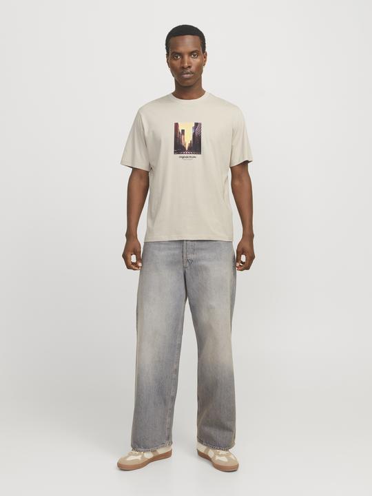 Actual product image Jack & Jones Jorvesterbro Picture Tee Ss Crew Neck Sn (L)