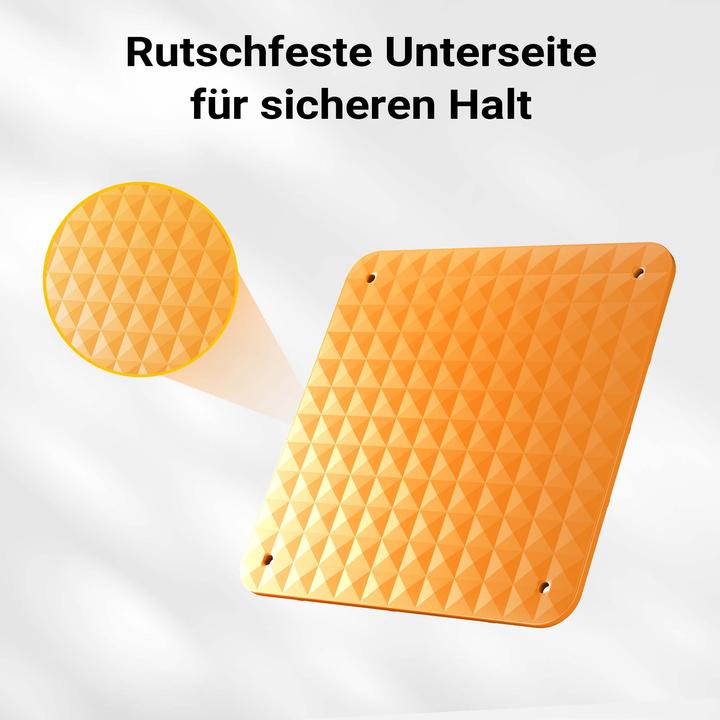 Produktbild Wiltec Farm Jack Halterung Stützplatte Wagenheber Unterlegplatte 29,2x29,2cm