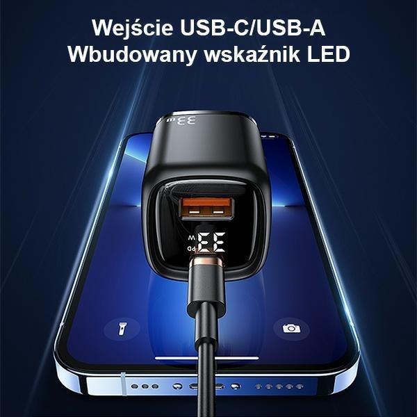 Produktbild Usams 33W QC + PD Digital Display Fast Charger (33 W)