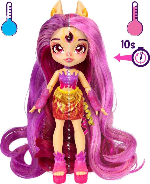 Actual product image Magic mixies pixlings galaxy hair doll single pk pippa (30530)