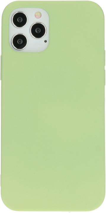 Image du produit Mobiparts Silicone Cover Apple iPhone 12/12 Pro Pistache Green (Apple iPhone 12, Apple iPhone 12 Pro)