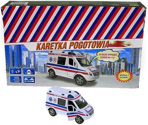 Immagine prodotto Hippo ambulanza 11 cm con voce (HKG090)
