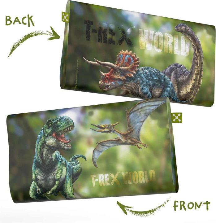 Actual product image Smartsleep Children's Pillowcase Ergonomic T-Rex-World 50 x 32 cm