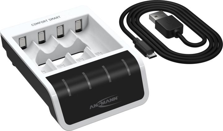 Produktbild Ansmann Comfort Smart Ladegerät (1 Stk., AAA, AA, 800 mAh, Ladegerät inkl. Akku)