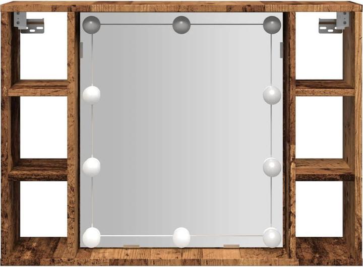 Actual product image VidaXL Mirror cabinet with LED light optics (76 x 15 x 55 cm)