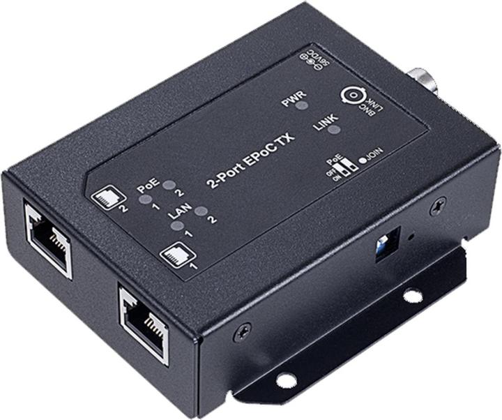 Image du produit Wantec 2wIP E Adaptateur PoE-BNC client/récepteur 2 ports