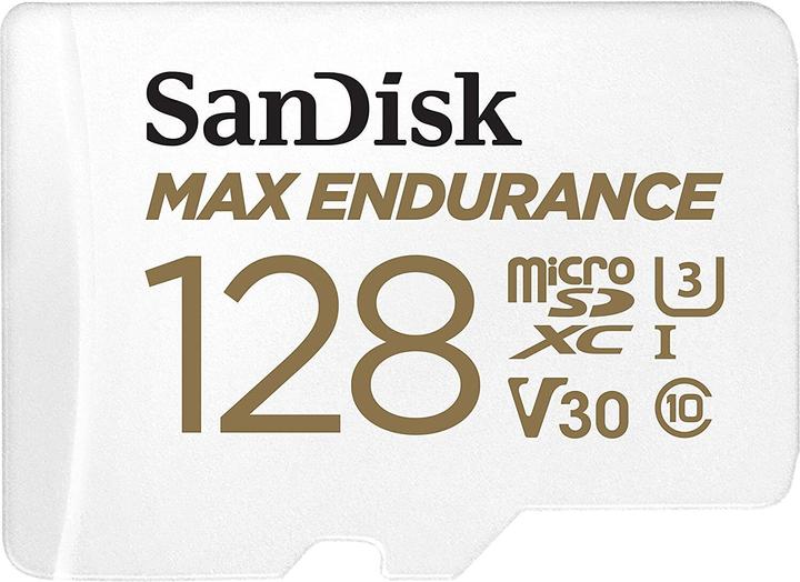SanDisk max endurance (128 GB, microSDXC, U3, UHS-I)