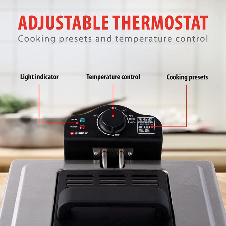 Actual product image alpina Deep fryer