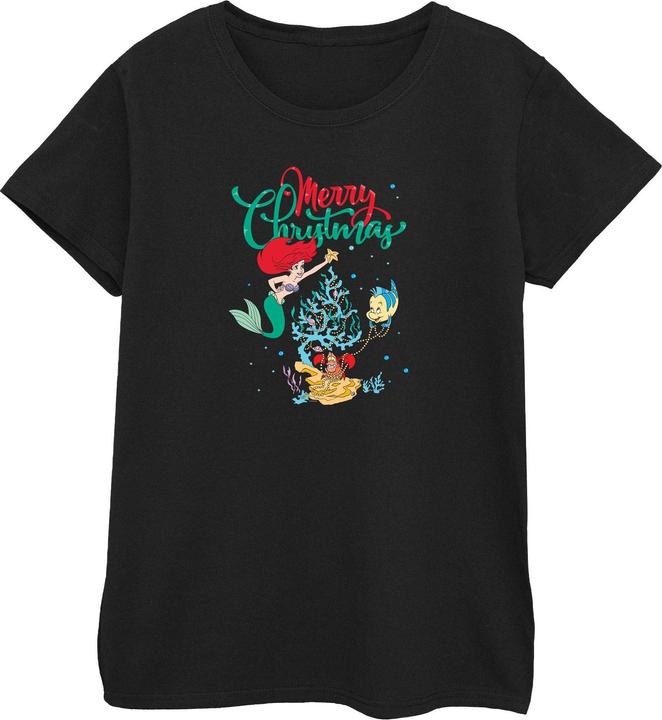 Produktbild Disney Princess Ariel Merry Christmas TShirt (S)