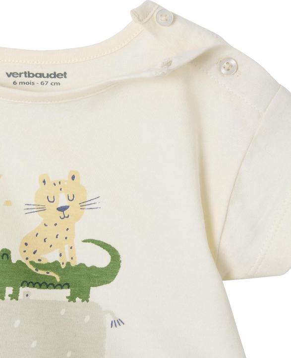 Actual product image Vertbaudet Baby-Set: T-Shirt & Shorts mit Streifenmuster (68)