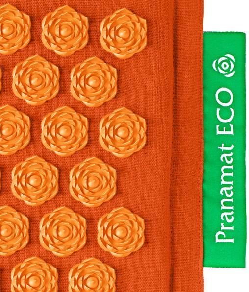 Immagine prodotto Pranamat Set per massaggio ecologico - tappetino e cuscino arancione scuro