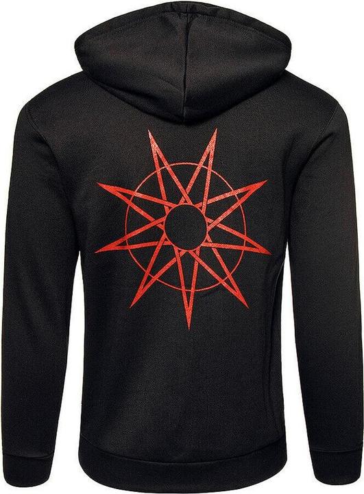 Image du produit Slipknot Sweat à capuche avec fermeture éclair sur toute la longueur (XL)