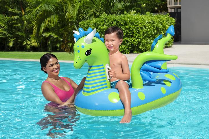 Productafbeelding Bestway Opblaasbaar figuur fantasie draak ride-on
