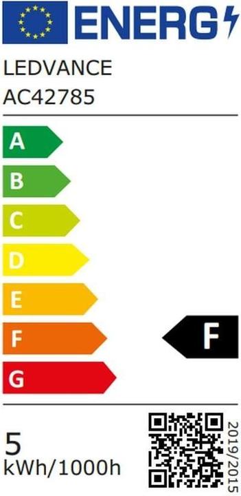 Energy Label Osram LED Superstar (GU10, 4.50 W, 350 lm, 1 x, F)
