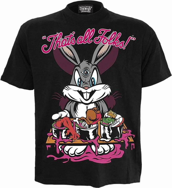 Immagine prodotto Spiral Evil Bunny Maglietta Bugs Bunny Looney Tunes Adulto Unisex (S)