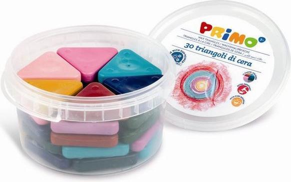 Actual product image Primo Wax triangles E-36 pastel (Multicoloured, 30 x)