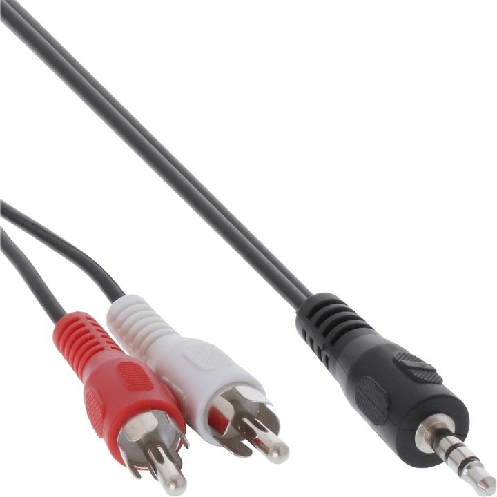 Immagine prodotto InLine Cavo a pinza/jack (7.50 m, Cinch, Connettore da 3,5 mm (AUX))