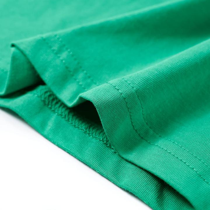 Actual product image VidaXL Children's T-shirt green 104,Material: 100 % cotton,Colour (104)