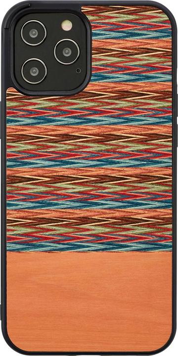 Immagine prodotto Man.Wand Custodia &WOOD per iPhone 12/12 Pro a quadretti marroni juodas (Apple iPhone 12, Realme 12 Pro+)