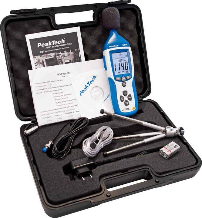 Produktbild Peaktech P 8005 Schallpegelmessgerät