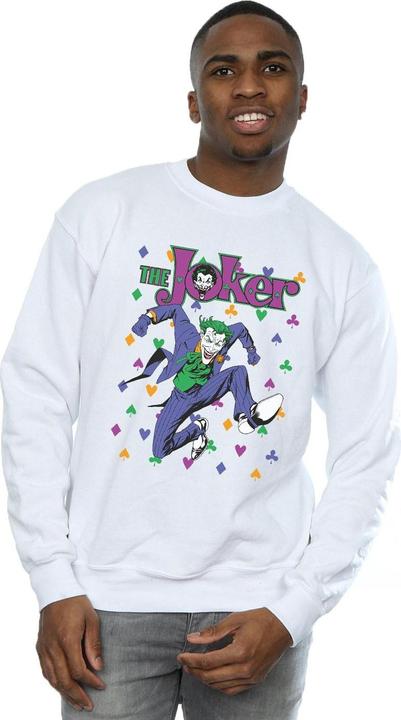 Actual product image Mens Batman Joker Cards Jump Cotton Sweatshirt (3XL)