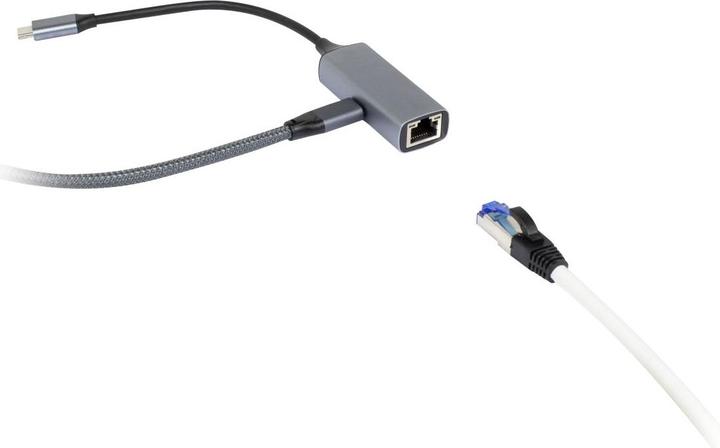 Produktbild Allnet USB 3.0 Typ-C Netzwerk Adapter 1 Gigabit LAN ALL-NC-1GPD-USB-C *ALLTRAVEL* (USB 3.0)
