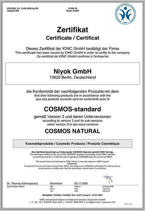 Produktbild Niyok Zahncreme Kokosöl Eisminze 75 ml (75 ml)