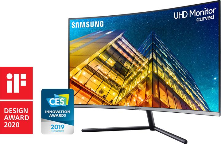 Produktbild Samsung U32R592CWR - UR59C Series - LED-Monitor - gebogen - 81.3 cm (32") (3840 x 2160 Pixel, 32")