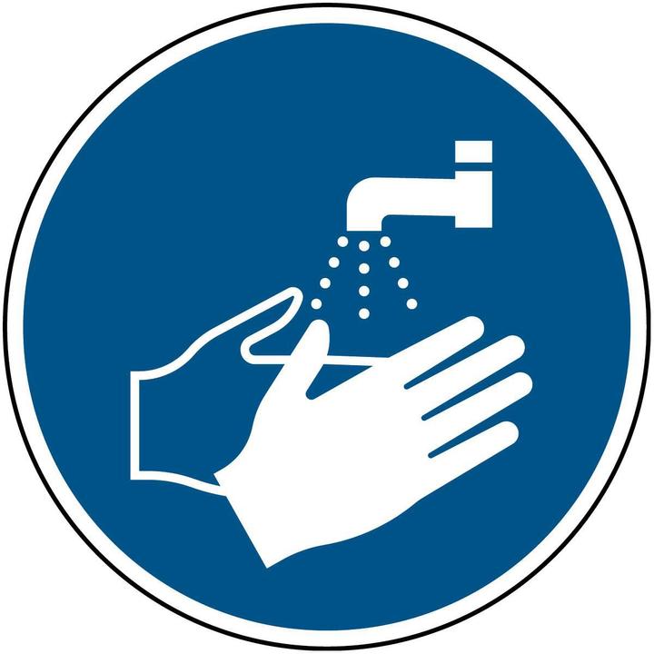 Image du produit Brady Marquage de sécurité ISO - Se laver les mains