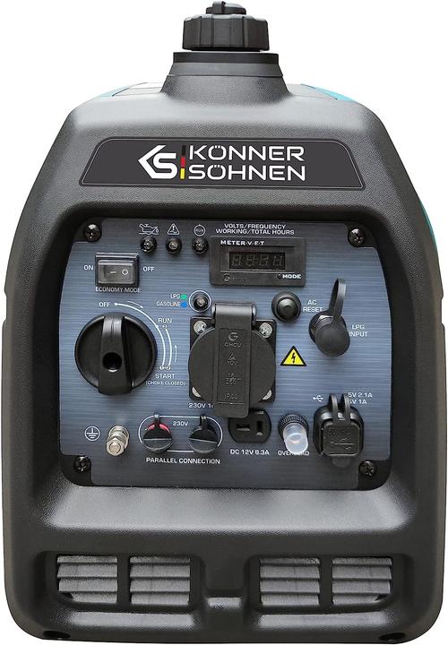 Productafbeelding Könner & Söhnen Benzine Inverter Generator KS 2100iG S, Blauw 3100 (3100 W)