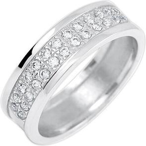 Image du produit Brilio Silver - Bague étincelante avec zircons 426 001 00514 04 - Circuit : 50 mm (50)