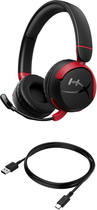 Actual product image HyperX 7G8F1AA Cloud Mini Kids Wireless Black (Wireless)