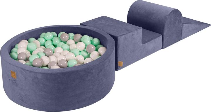 Image du produit Activity Board Set de jeu d'escalade en mousse souple avec piscine à balles 90x30 cm pour bébés et jeunes enfants -