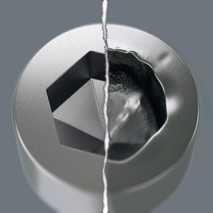 Actual product image Wera Hexagon socket screwdriver with T-handle, 8x100mm, Series 454