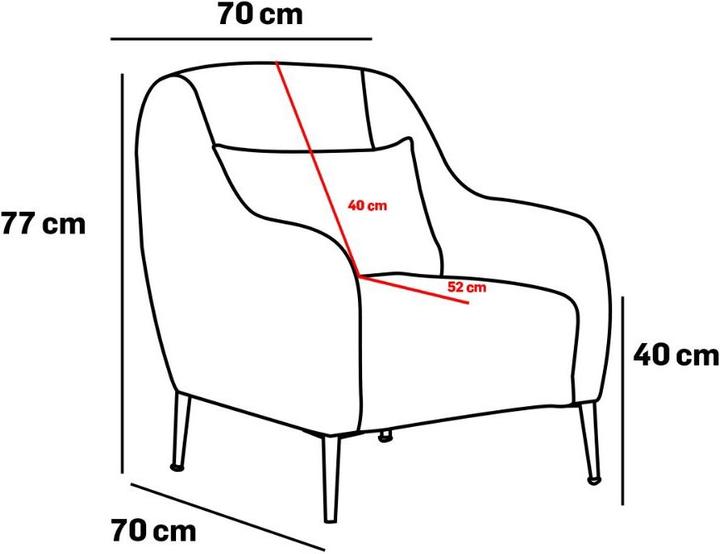 Actual product image Atelier del Sofa Adele (1-seater)