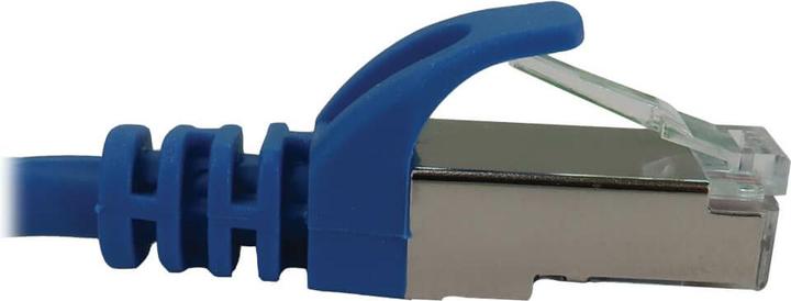 Actual product image Eaton Cat6a 10G Snagless Shielded Slim STP Ethernet Cable RJ45m/M PoE Blue 10 ft. 3.1m (U/FTP, CAT6a, 3.05 m)