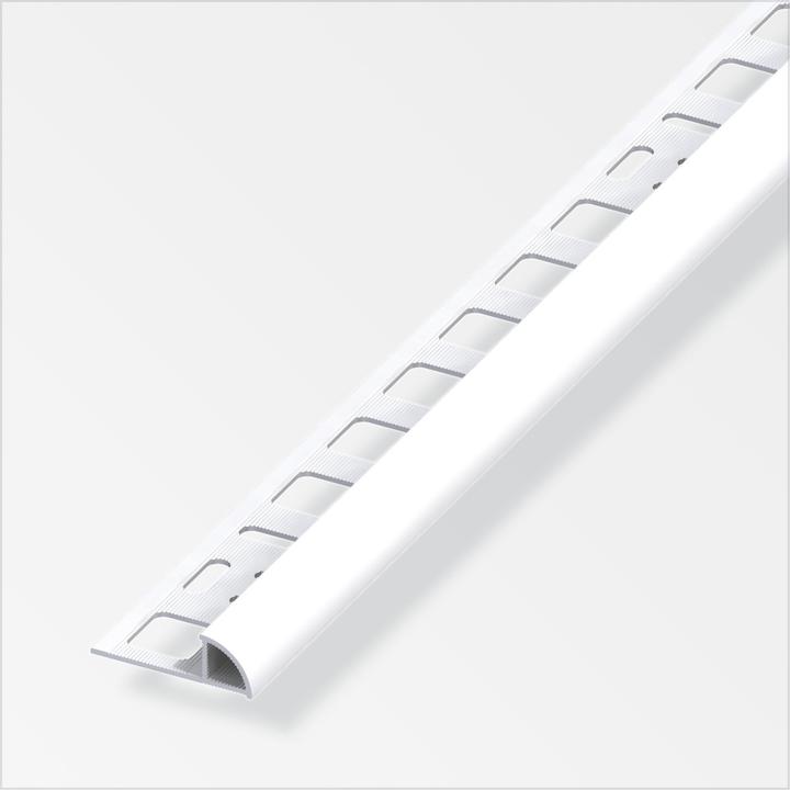 Actual product image Alfer Quarter circle profile PVC 1m
