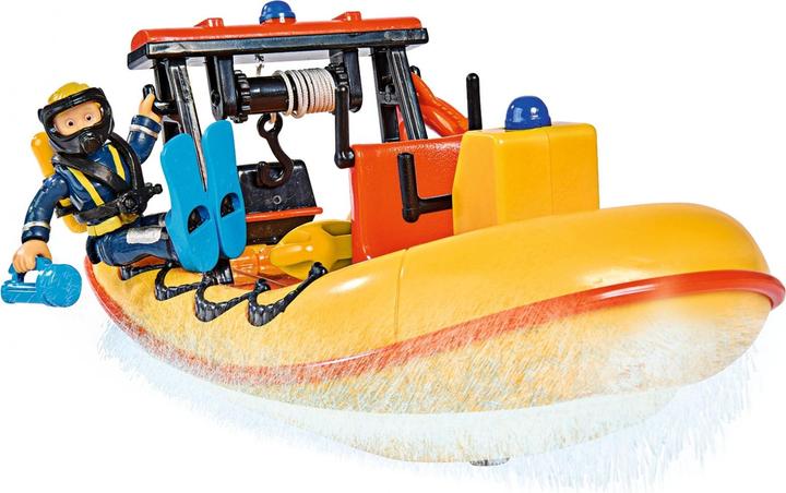 Actual product image Simba Fireman Sam Neptune Lifeboat with Figure