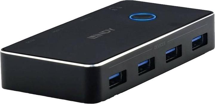 Actual product image Lindy USB 3.0 Sharing Switch 2:4