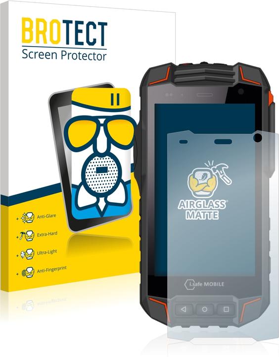 Actual product image BROTECT AirGlass Glass Matte (1 Piece, i.safe Mobile IS320.1, i.safe Mobile IS520.1, i.safe Mobile IS530.1)