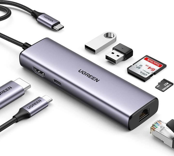 Immagine prodotto Ugreen USB Hub 3.0 (USB-C, 5 Porti)