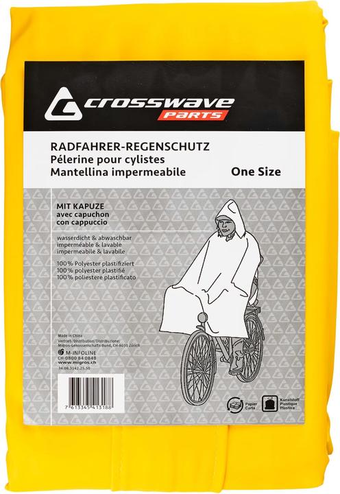 Immagine prodotto Crosswave Bicicletta pioggia pelerine (Taglia unica)