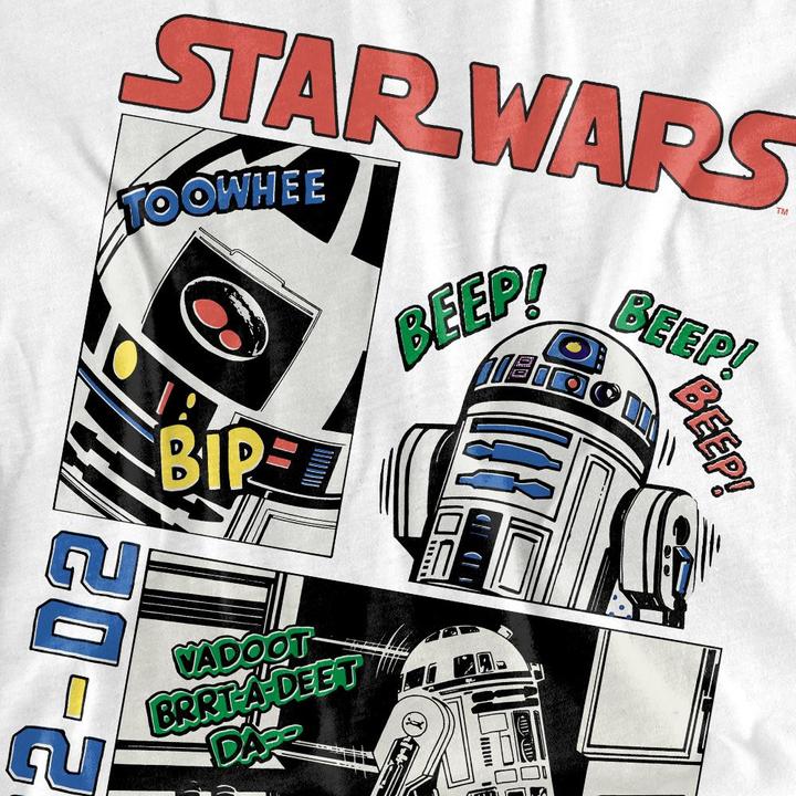 Actual product image Star Wars Unisex Adult Beep Boop R2-D2 T-Shirt (M)