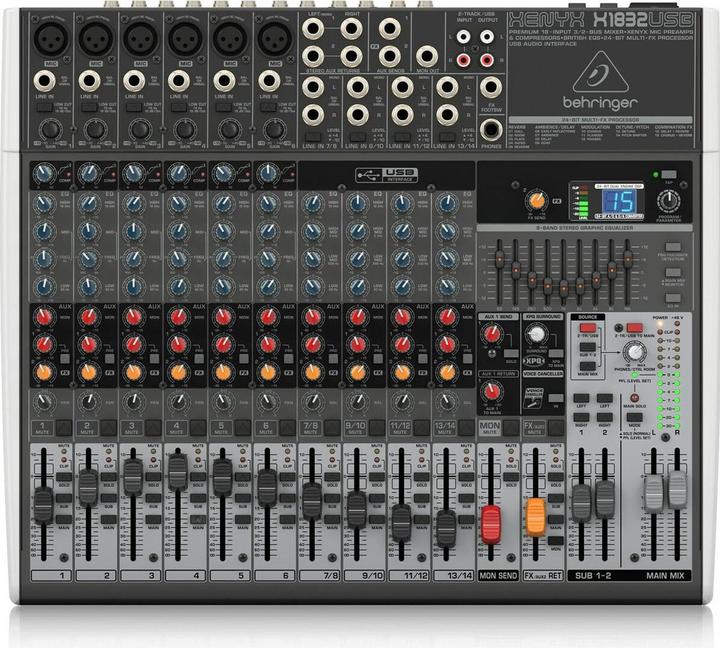 Immagine prodotto Behringer Xenyx X1832USB (Mixer da studio e live)