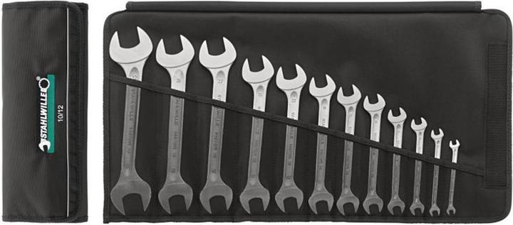 Actual product image Stahlwille 96400304 2021-05-10 Double open-end spanner set (19 mm, 8 mm, 14 mm, 11 mm, 12 mm, 17 mm, 15 mm, 13 mm, 9 mm, 10 mm)