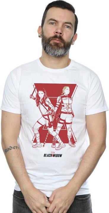 Produktbild Black Widow Movie Sisters Silhouette TShirt (5XL)