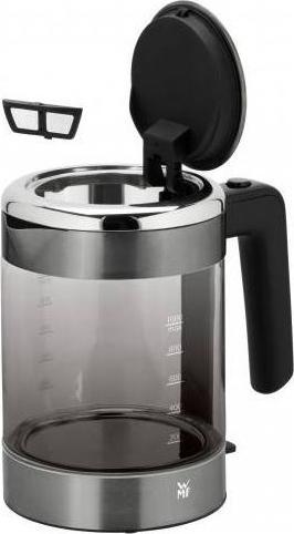 Produktbild WMF KÜCHENminis Glas Wasserkocher 1l kabellos Rauchglas (1 l)