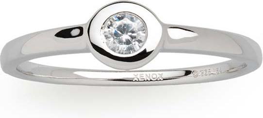 Produktbild Xenox Silver Circle Zarge Ring (54, 925 Silber)