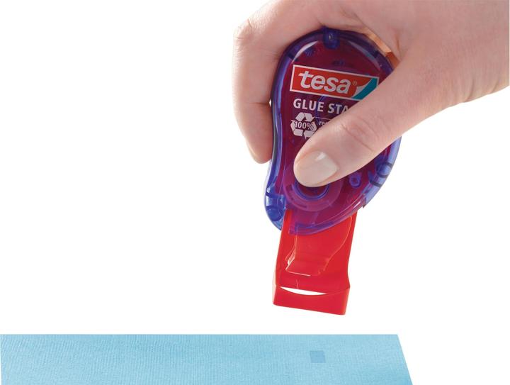 Image du produit tesa Tampons adhésifs ecoLogo, pastilles adhésives double face pour coller rapidement le papier, le