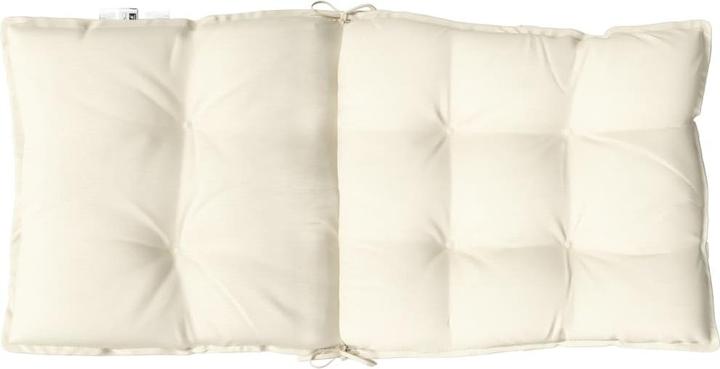 Actual product image VidaXL Low backrest cushions 2 pcs. Oxford fabric (100 x 50 x 7 cm)